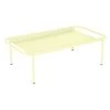 Table Basse De Jardin FERMOB Coolside - Citron Givré -Faites partie du mobilier de jardin. coolside table basse 115x63 citron givre