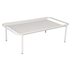 Table Basse De Jardin FERMOB Coolside - Gris Argile