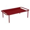 Table Basse De Jardin FERMOB Coolside - Piment -Faites partie du mobilier de jardin. coolside table basse 115x63 piment