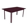 Table De Jardin FERMOB Costa 160 X 80 Cm - Cerise Noire -Faites partie du mobilier de jardin. costa table 160x80 cerise noire