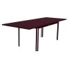 Table De Jardin 8 à 10 Personnes Avec Rallonge FERMOB Costa 160 / 240 X 90 Cm - Cerise Noire -Faites partie du mobilier de jardin. costa table a rallonges cerise noire