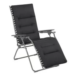 Fauteuil Relax Pliant LAFUMA Evolution BeComfort - Gris Foncé