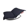 Pack Rocking Chair Rock'n'Roll Noir + Pouf Original Outdoor Océan Fatboy -Faites partie du mobilier de jardin. fatboy original outdoor rock nroll navy