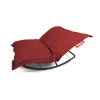 Pack Rocking Chair Rock'n'Roll Noir + Pouf Original Outdoor Rouge Fatboy