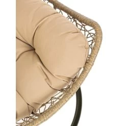 Fauteuil Suspendu Bizzotto Amirantes - Naturel -Faites partie du mobilier de jardin. fauteuil bizzotto amirantes naturel 8