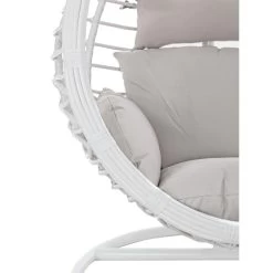 Fauteuil Œuf Suspendu Bizzotto Torres - Blanc -Faites partie du mobilier de jardin. fauteuil bizzotto torres blanc 5
