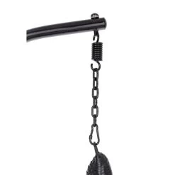 Fauteuil Œuf Suspendu Bizzotto Torres - Noir -Faites partie du mobilier de jardin. fauteuil bizzotto torres noir 3