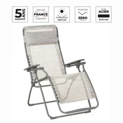 Fauteuil Relax Pliant LAFUMA Futura Velio Néo - Ipanema -Faites partie du mobilier de jardin. fauteuil relax pliant lafuma futura velio neo ipanema