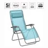 Fauteuil Relax Pliant LAFUMA RSXA Clip - Lac -Faites partie du mobilier de jardin. fauteuil relax pliant lafuma rsxa clip lac
