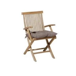 Galette De Chaise Toscane MADISON Panama Taupe -Faites partie du mobilier de jardin. galette chaise toscane madison panama taupe 2