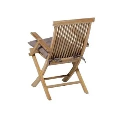 Galette De Chaise Toscane MADISON Panama Taupe -Faites partie du mobilier de jardin. galette chaise toscane madison panama taupe 3