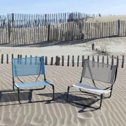 Chaise Basse De Jardin LAFUMA CB Batyline Iso - Seigle -Faites partie du mobilier de jardin. lfm1210.8548 chaise basse jardin lafuma cb batyline iso seigle ambiance