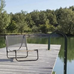 Chaise Basse De Jardin LAFUMA CB Batyline Iso - Seigle -Faites partie du mobilier de jardin. lfm1210.8548 chaise basse jardin lafuma cb batyline iso seigle ambiance