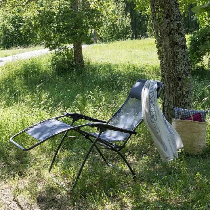 Fauteuil Relax Pliant LAFUMA RSXA Batyline Iso - Noir 4 Fauteuil Relax Pliant LAFUMA RSXA Batyline Iso - Noir – Image 2