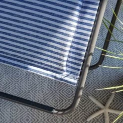 Fauteuil Relax Pliant LAFUMA RSX Clip Polycoton - Marine -Faites partie du mobilier de jardin. lfm2037.9291 fauteuil relax pliant lafuma rsx clip polycoton marine composition