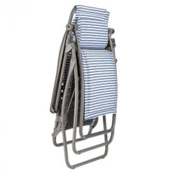 Fauteuil Relax Pliant LAFUMA RSX Clip Polycoton - Marine -Faites partie du mobilier de jardin. lfm2037.9291 fauteuil relax pliant lafuma rsx clip polycoton marine plie