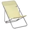 Chaise Longue LAFUMA Maxi Transat - Jaune -Faites partie du mobilier de jardin. lfm2502 9267 chaise longue lafuma maxi transat jaune