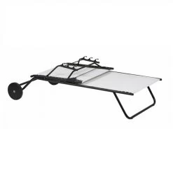 Lit Bain De Soleil LAFUMA Miami - Blanc -Faites partie du mobilier de jardin. lfm2720 6900 lit bain de soleil lafuma miami blanc plie