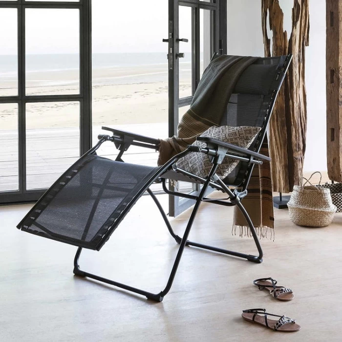 Fauteuil Relax Pliant LAFUMA Evolution Batyline Duo - Obsidian 5 Fauteuil Relax Pliant LAFUMA Evolution Batyline Duo - Obsidian – Image 3