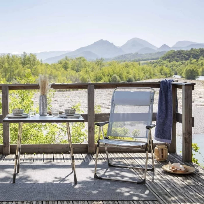 Fauteuil De Jardin LAFUMA Alu Cham XL Batyline Iso - Seigle 5 Fauteuil De Jardin LAFUMA Alu Cham XL Batyline Iso - Seigle – Image 3