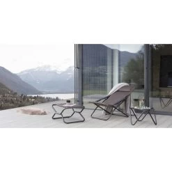 Bain De Soleil LAFUMA Transabed AirComfort - Taupe -Faites partie du mobilier de jardin. lfm2865.7057 bain soleil lafuma transabed aircomfort taupe ambiance 2