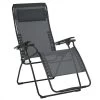 Fauteuil Relax Pliant LAFUMA Futura Batyline Duo XL - Obsidian -Faites partie du mobilier de jardin. lfm3113.6897 fauteuil relax pliant lafuma futura batyline duo xl obsidian 1