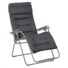 Fauteuil Relax Pliant LAFUMA Futura BeComfort XL - Gris Foncé 1 Fauteuil Relax Pliant LAFUMA Futura BeComfort XL - Gris Foncé -Faites partie du mobilier de jardin. lfm3131.8902 fauteuil relax pliant lafuma futura becomfort xl gris fonce