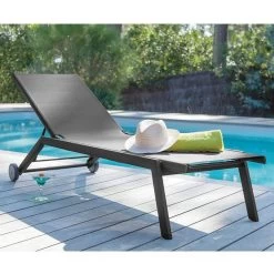 Lit Bain De Soleil Florence Alizé -Faites partie du mobilier de jardin. lit soleil florence alize
