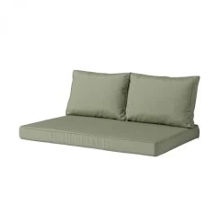 Coussin Palette Assise MADISON 120 X 80 Cm-Panama Sage -Faites partie du mobilier de jardin. lou9b241 coussin palette assise madison 120 x 80 cm panama sage ensemble