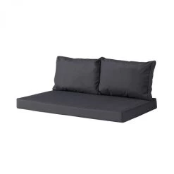 Coussin Palette Assise MADISON 120 X 80 Cm-Outdoor Panama Grey -Faites partie du mobilier de jardin. lou9o060 coussin palette assise madison 120 x 80 cm outdoor panama grey ensemble