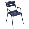 Fauteuil De Jardin Empilable FERMOB Monceau - Bleu Abysse -Faites partie du mobilier de jardin. monceau bridge bleu abysse 1