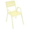 Fauteuil De Jardin Empilable FERMOB Monceau - Citron Givré -Faites partie du mobilier de jardin. monceau bridge citron givre