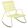 Rocking Chair FERMOB Monceau - Citron Givré -Faites partie du mobilier de jardin. monceau rocking chair citron givre
