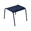 Table Basse / Repose-pieds FERMOB Monceau - Bleu Abysse -Faites partie du mobilier de jardin. monceau table basse repose pieds bleu abysse 1