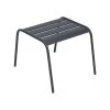 Table Basse / Repose-pieds FERMOB Monceau - Carbone -Faites partie du mobilier de jardin. monceau table basse repose pieds carbone 1