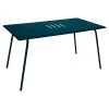 Table De Jardin 6 Personnes FERMOB Monceau 146 X 80 Cm - Bleu Acapulco -Faites partie du mobilier de jardin. monceau table 146x80 bleu acapulco
