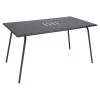Table De Jardin 6 Personnes FERMOB Monceau 146 X 80 Cm - Carbone -Faites partie du mobilier de jardin. monceau table 146x80 carbone