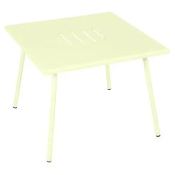 Table Basse De Jardin FERMOB Monceau 57 X 57 Cm - Citron Givré