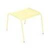 Table Basse / Repose-pieds FERMOB Monceau - Citron Givré -Faites partie du mobilier de jardin. monceau table basse repose pieds citron givre 1