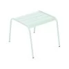 Table Basse / Repose-pieds FERMOB Monceau - Menthe Glaciale -Faites partie du mobilier de jardin. monceau table basse repose pieds menthe glaciale