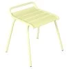 Tabouret De Jardin Empilable FERMOB Monceau - Citron Givré -Faites partie du mobilier de jardin. monceau tabouret citron givre