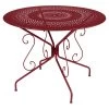 Table De Jardin 4 Personnes FERMOB Montmartre Ø 96 Cm - Piment -Faites partie du mobilier de jardin. montmartre table d96 piment 1