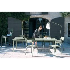 Table De Jardin 10 Personnes Avec 2 Rallonges FERMOB Oléron 155 / 255 X 100 Cm - Carbone -Faites partie du mobilier de jardin. ol ron cactus maillane bookgss2020 sebastien erome 5 min 4