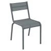 Chaise De Jardin FERMOB Oléron - Gris Orage -Faites partie du mobilier de jardin. ol ron chaise gris orage 1