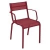 Fauteuil De Jardin FERMOB Oléron - Piment -Faites partie du mobilier de jardin. ol ron fauteuil piment 1