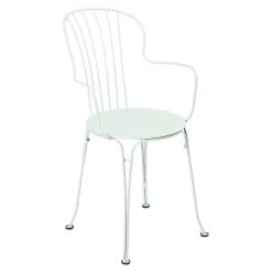 Fauteuil De Jardin Empilable FERMOB Opéra + - Menthe Glaciale