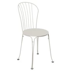 Chaise De Jardin Empilable FERMOB Opéra + - Gris Argile