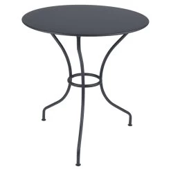 Table De Jardin 2 Personnes FERMOB Opéra + Ø 67 Cm - Carbone