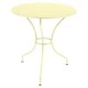 Table De Jardin 2 Personnes FERMOB Opéra + Ø 67 Cm - Citron Givré -Faites partie du mobilier de jardin. opera gueridon d67 citron givre 1