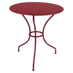 Table De Jardin 2 Personnes FERMOB Opéra + Ø 67 Cm - Piment